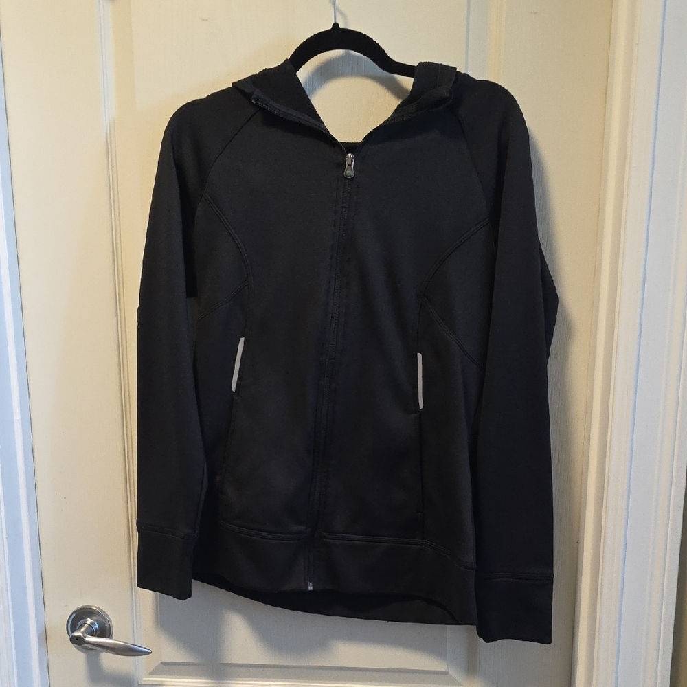 Black Zip-Up Hoodie